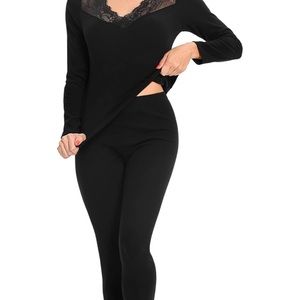 Joyshaper pajama/lounge set in black size XL NWOT